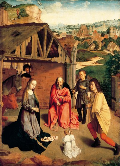 De Geboorte van Christus, ca 1490 door Gerard David