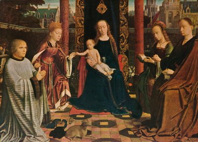 De Maagd en het Kind met Heiligen en Donor, 1510, 1909 door Gerard David