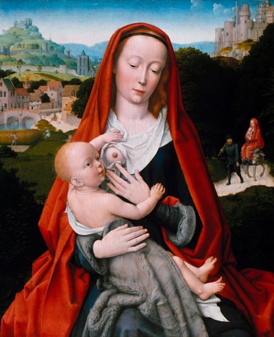 Maagd en kind door Gerard David