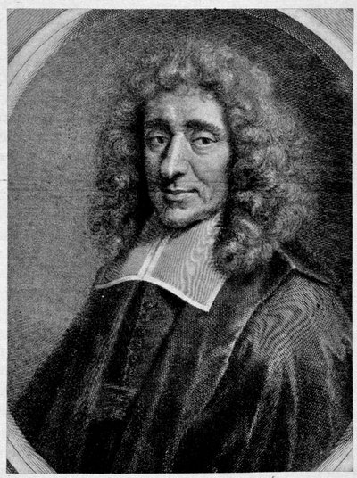 Antoine Furetiere, gravure door Edelinck door Gérard Edelinck