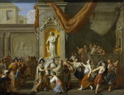 Het huwelijk van Alexander de Grote en Roxane van Bactrië door Gerard Hoet (I)