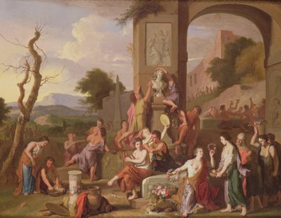 Een offerfeest tussen ruïnes door Gerard Hoet