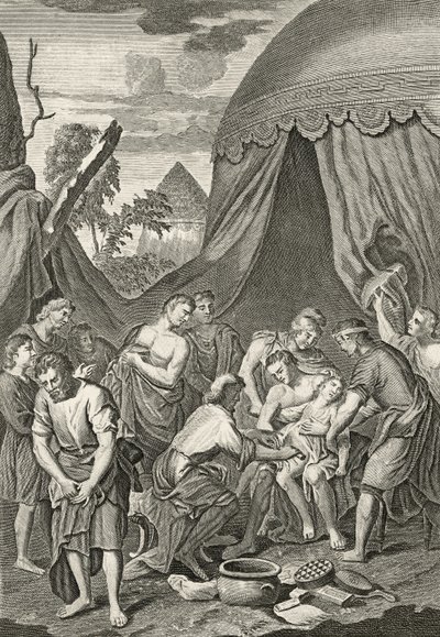 De Besnijdenis van Christus, 1762 door Gerard Hoet