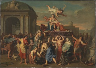 De dood van Dido door Gerard Hoet I