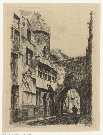 Straatgezicht door Gerard Jan Bos