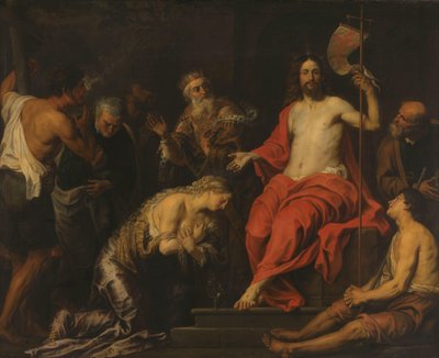 Christus en de Berouwvolle Zondaars door Gerard Seghers