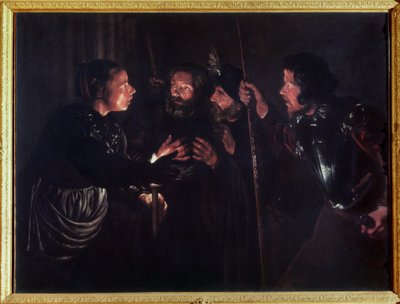 De verloochening van Sint-Pieter door Gerard Seghers