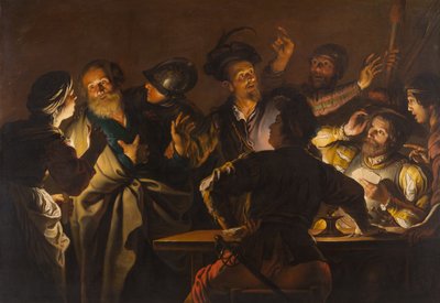 De verloochening van Sint Petrus door Gerard Seghers