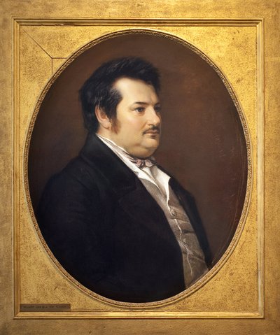 Portret van jonge Balzac (Honoré de Balzac) door Gerard Seguin