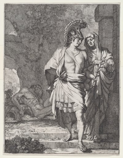 Aeneas en de Sibylle door Gerard de Lairesse
