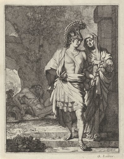 Aeneas en de Sibille van Cumae door Gerard de Lairesse