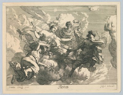 Aestas (Zomer) door Gerard de Lairesse