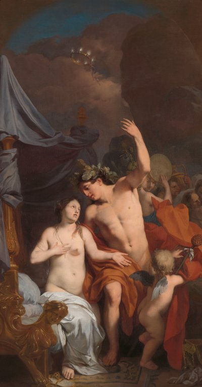 Bacchus en Ariadne door Gerard de Lairesse