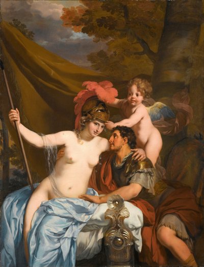 Odysseus en Calypso door Gerard de Lairesse