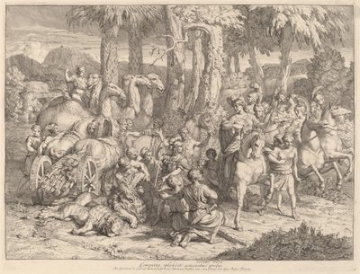 Semiramis op de Leeuwenjacht door Gerard de Lairesse
