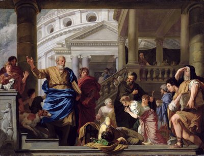 De dood van Ananias door Gerard de Lairesse