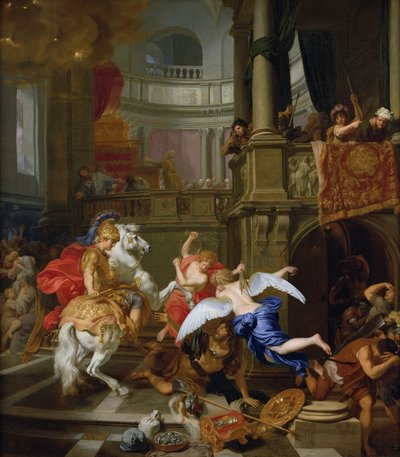 De verdrijving van Heliodorus uit de tempel door Gerard de Lairesse