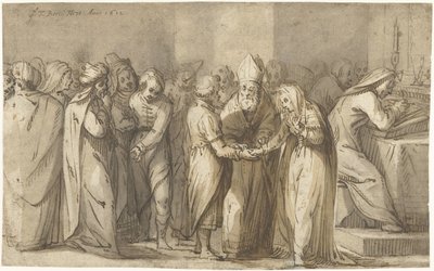 De huwelijksinzegening van de Maagd Maria door Gerard ter Borch