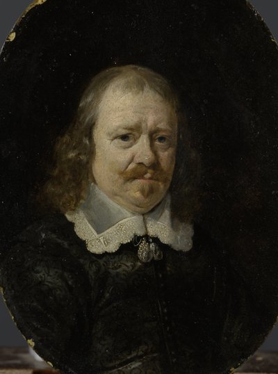 Godard van Reede (1588-1648), Heer van Nederhorst. Afgevaardigde van de provincie Utrecht bij de Vredesconferentie in Münster (1646-48) door Gerard ter Borch (II)