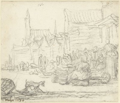 Markttafereel door Gerard ter Borch (II)