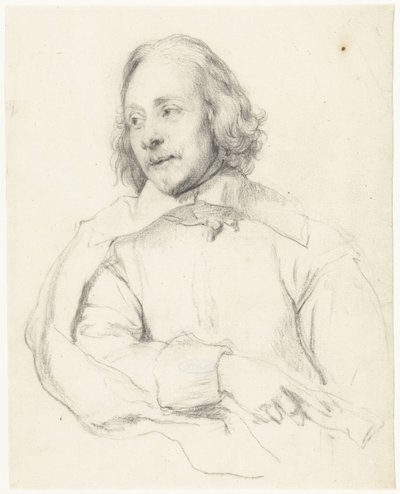Portret van Robert van Voerst door Gerard ter Borch (II)