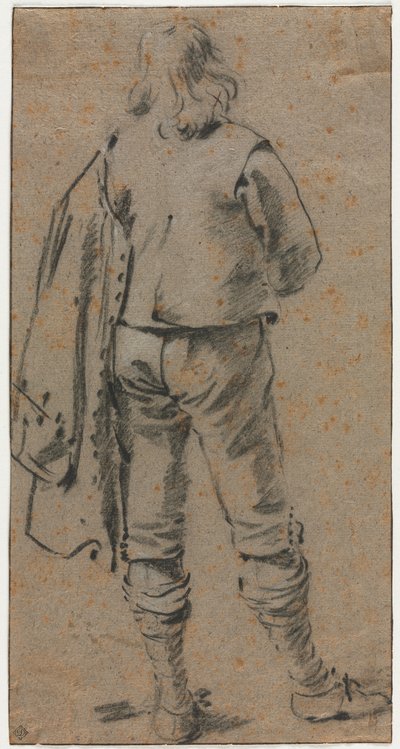 Een Man die van Achteren te Zien is door Gerard ter Borch