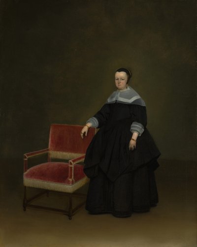 Margaretha van Haexbergen, c.1666-67 door Gerard ter Borch