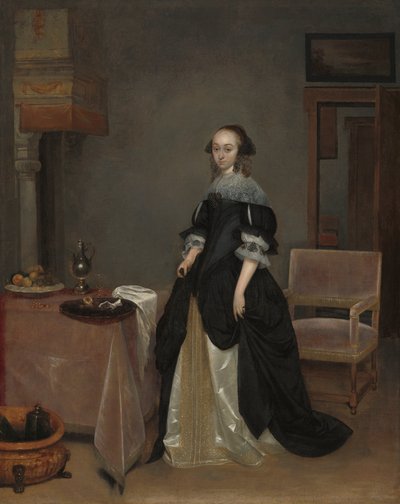 Maria van Suchtelen door Gerard ter Borch
