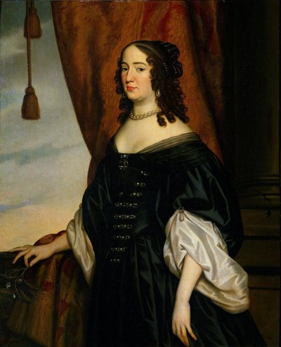 Portret van Amalia van Solms (1602-75) door Gerard van Honthorst (workshop of)