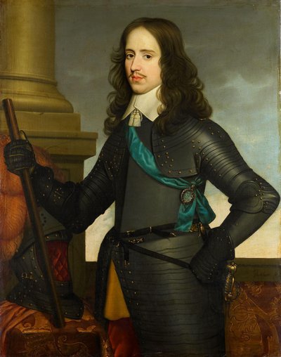Portret van Willem II (1626-1650), Prins van Oranje door Gerard van Honthorst (workshop of)