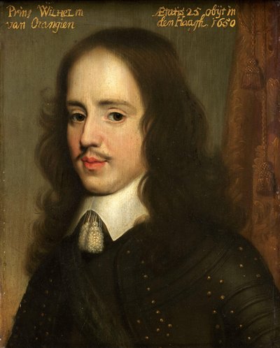Portret van Willem II, Prins van Oranje door Gerard van Honthorst (workshop of)