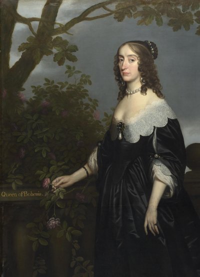 Elizabeth Stuart, koningin van Bohemen door Gerard van Honthorst