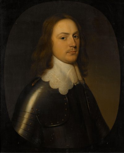 Portret van een officier door Gerard van Honthorst