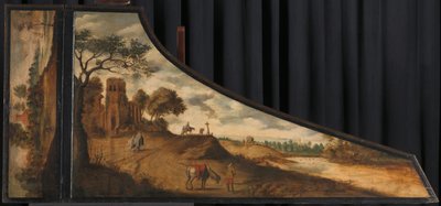 Deksel van een klavecimbel door Gerard van der Horst (copy after)
