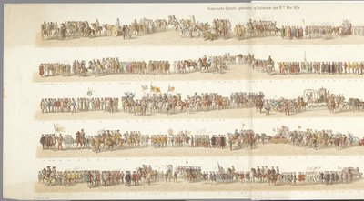 Historische optocht in Rotterdam door Gerardus Johannes Bos