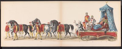 Maskerade van de Leidse studenten, 1870 (plaat 3) door Gerardus Johannes Bos