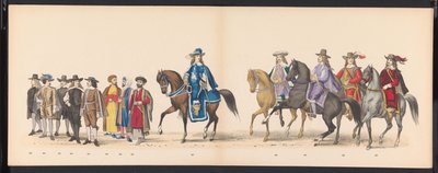 Maskerade van de Leidse studenten, 1875 (plaat 15) door Gerardus Johannes Bos