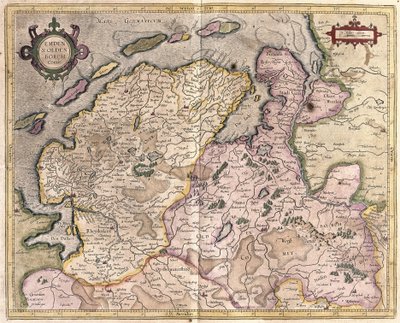 Emden en Oldenburg, Duitsland door Gerardus Mercator