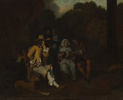 Een muzikaal gezelschap door Gerbrand van den Eeckhout