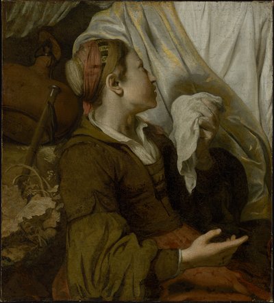 Hagar huilt door Gerbrand van den Eeckhout