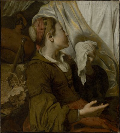 Hagar Huilend, c.1643 door Gerbrand van den Eeckhout