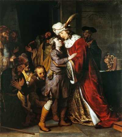 Jozef en zijn broers door Gerbrand van den Eeckhout