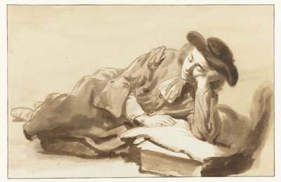 Liggende jongen door Gerbrand van den Eeckhout