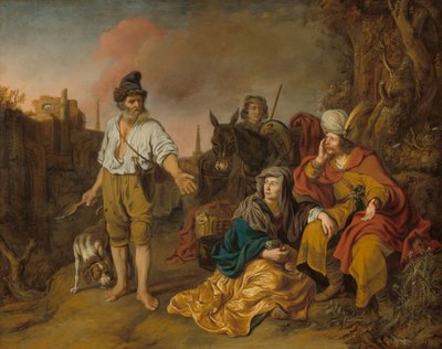 De Leviet in Gibea door Gerbrand van den Eeckhout