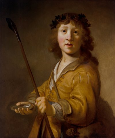 Portret van een jongen als Daifilo door Gerbrandt van den Eeckhout