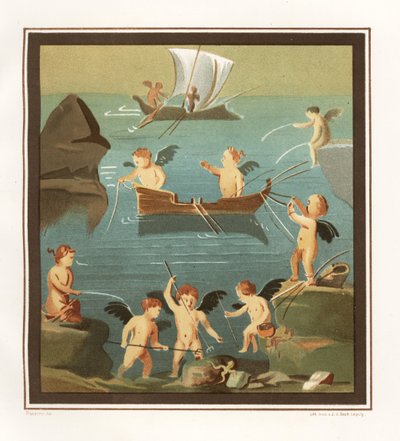 Muurschildering van cupido