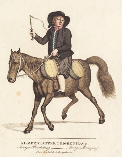 Amager boerenjongen door Gerhard Ludvig Lahde