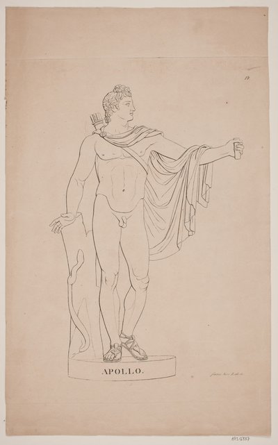 Apollo door Gerhard Ludvig Lahde