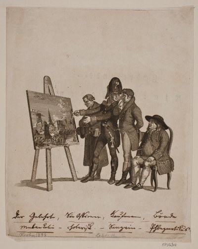 De vier temperamenten door Gerhard Ludvig Lahde