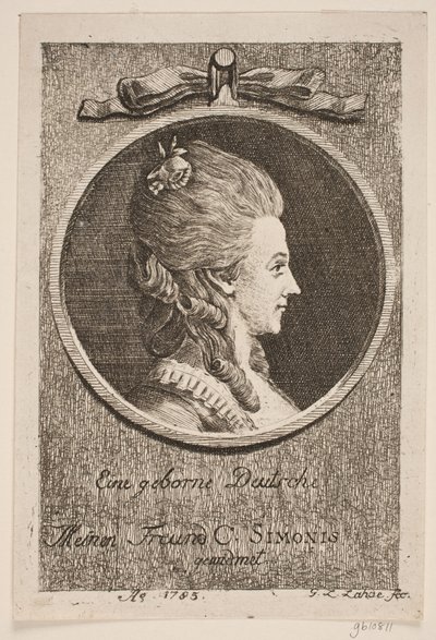 Een geboren Duitser. Gewijd aan mijn vriend C. Simonis door Gerhard Ludvig Lahde